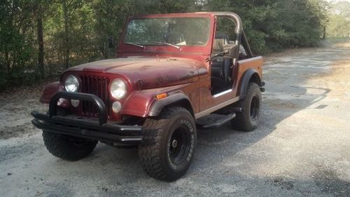 1980 jeep cj7 base sport utility 2-door 5.0l