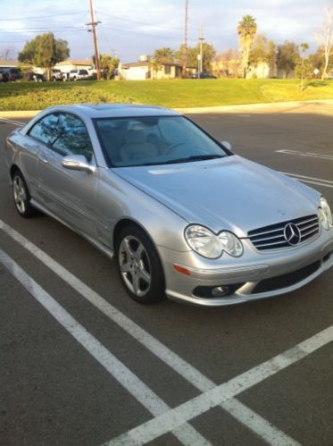 2005 mercedes-benz clk-500 amg sport package 45k miles garage kept excellent