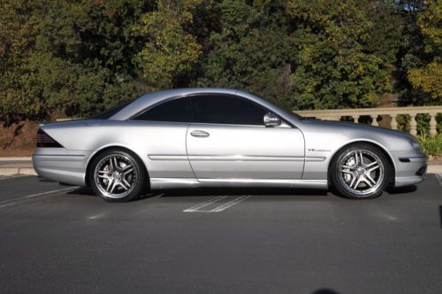 2004 mercedes benz cl55 amg silver and grey, incredible condition and low miles