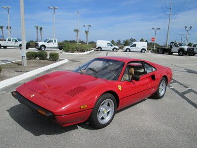 1981 ferrari 308 gtbi 2.9l v8 rwd coupe manual clean carfax l@@k