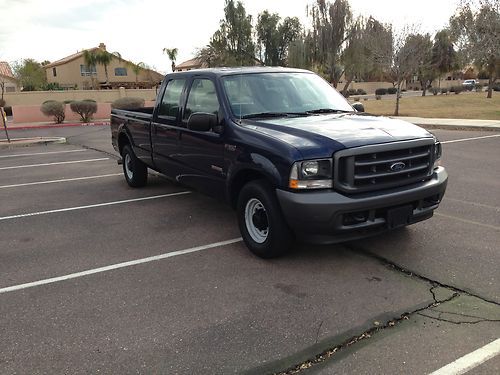 2003 ford f-350 super duty xl crew cab turbo diesel 6.0 2wd super low 44k miles!