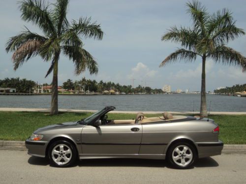 2001 saab 9-3 se turbo convertible low miles non smoker 2owner clean no reserve