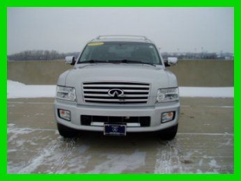 2006 infiniti qx 56 navi rear seat enter leather sunroof cd we finance!