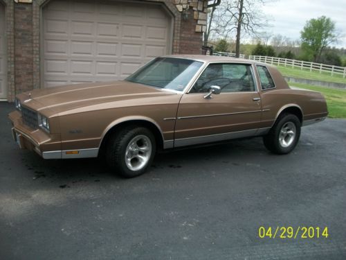 1981 monte carlo street rod!!!  45,xxx original miles....awesome condition!!!