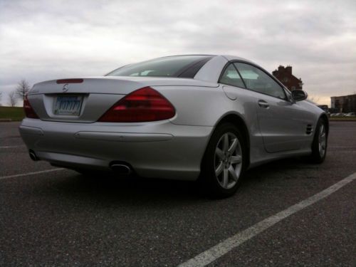 2003 Silver exterior/Stone Two-Tone leather Mercedes Benz SL500, US $19,000.00, image 2