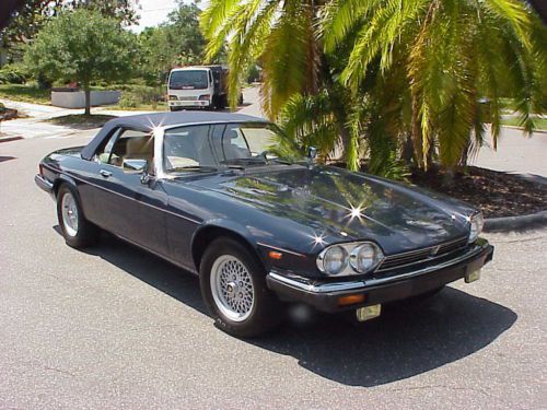 1990 jaguar xjs 12 cyl convertible,royal blue.you must see to believe