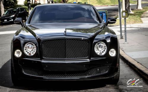 2013 bentley mulsanne blacked out with 22&#034; lexani forged wheels