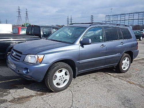 2006 toyota highlander limited sport utility 4-door 3.3l leather 3rd row seat