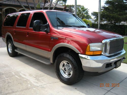 2000 excursion ltd~4x4~v10~always a florida  suv~100% original paint~exceptional