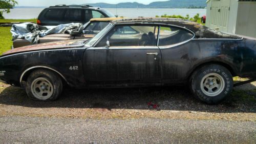 1969 oldsmobile cutlass 442 w-30 4 speed barn find