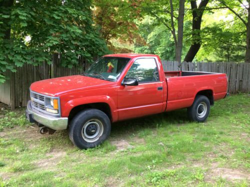 1995 chevrolet chevy k2500 c/k2500 3/4 ton 4x4 5.7 liter long bed pickup