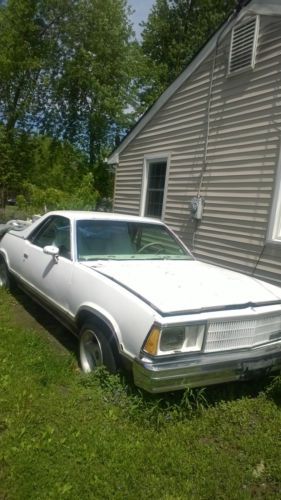 White el camino white leather interior