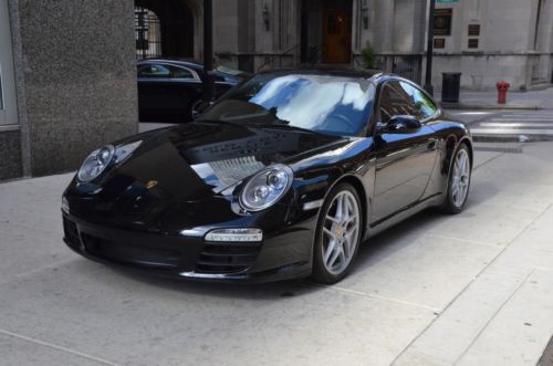 2009 porsche 911 carrera s 6 speed black/black navi very clean! loaded!