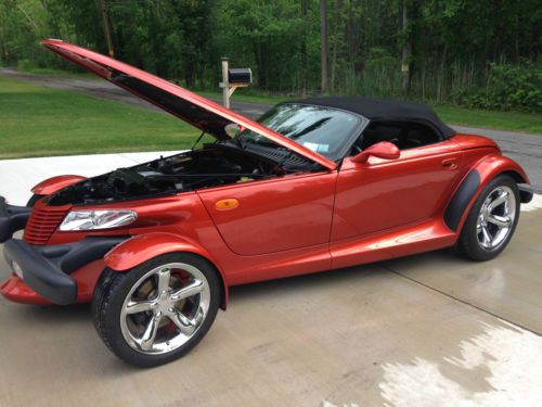 2001 plymouth prowler base - 12,000 miles - orange