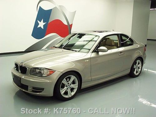 2009 bmw 128i auto sport sunroof htd leather 52k miles texas direct auto