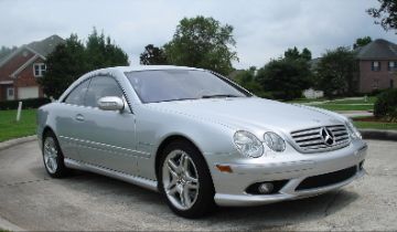 2005 mercedes benz cl 55 amg silver/gray beauty low miles super shape nav