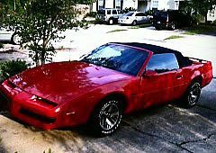 1987 pontiac firebird asc convertible ultra rare #14 of 25 *no reserve auction!