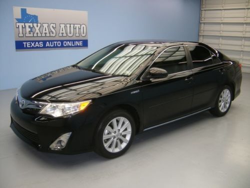 We finance!!!  2012 toyota camry hybrid xle 43 mpg roof nav leather texas auto