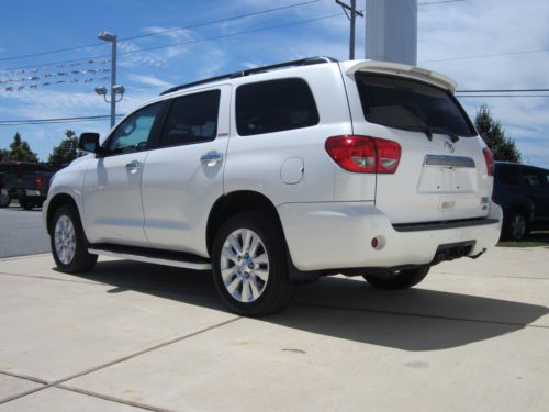 *** rare !!! *** blizzard pearl *** 2013 sequoia platinum *** 4x4 ***