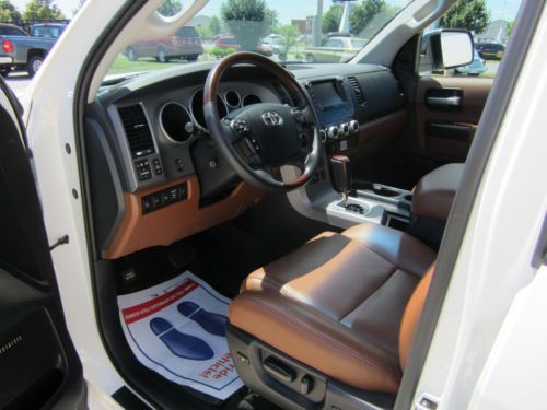 *** RARE !!! *** BLIZZARD PEARL *** 2013 SEQUOIA PLATINUM *** 4X4 ***, US $55,900.00, image 11