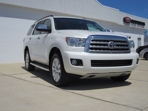 *** RARE !!! *** BLIZZARD PEARL *** 2013 SEQUOIA PLATINUM *** 4X4 ***, US $55,900.00, image 24