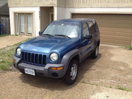 2003 jeep liberty sport 4x4 5-speed manual, zero rust!!!