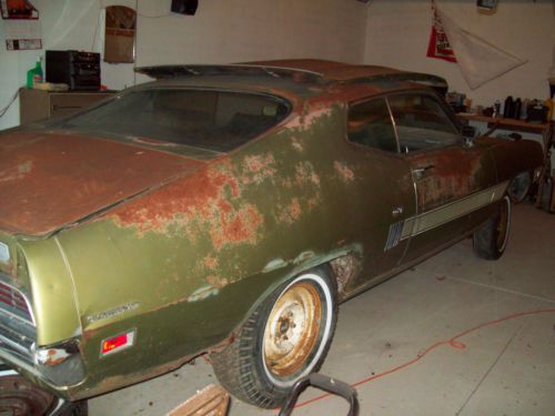 1970 ford torinio gt: no motor or transmission