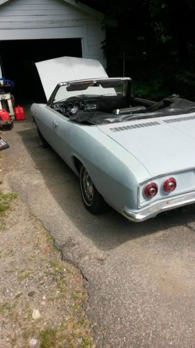 1966 chevy corvair monza convertible pretty solid car runs and yard drives