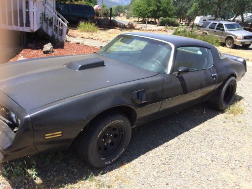 Black 1978 pontiac trans am