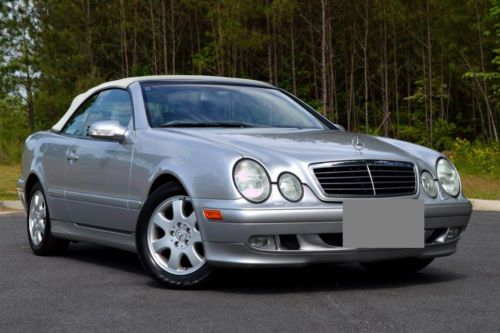 2001 mercedes-benz clk320 v6 3.2l convertible