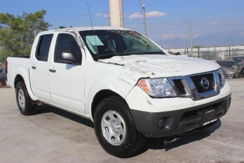 2013 nissan frontier crew cab damaged salvage repairable rebuilder fixer runs!