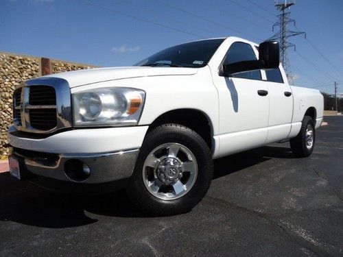 6.7l cummins turbo diesel-slt-nvr hitched-crew cab-tx trk-pwr seat-nice-ex brake