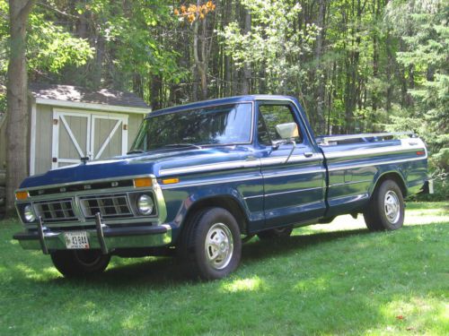 1977 ford f100 custom explorer 2wd 302 auto fact a/c 73k orig miles 1976 1978 79