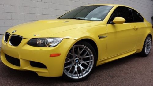 2011 bmw m3 2dr cpe dakar yellow  competition package - original msrp $80775