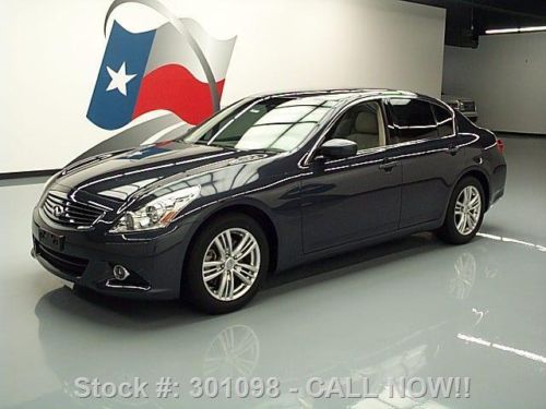 2011 infiniti g37 journey sedan premium sunroof 25k mi texas direct auto