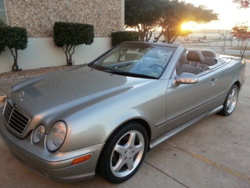 2003 mercedes-benz clk430 base convertible 2-door 4.3l low miles amg wheels