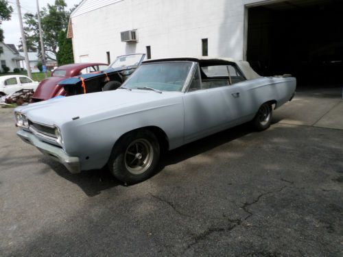 1968 plymouth satellite sport convertible bucket seats console v-8