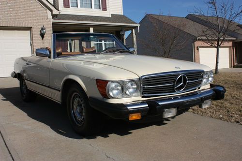 1979 mercedes benz 450sl convertible roadster w/ hard top