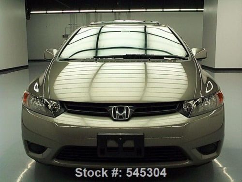 2006 HONDA CIVIC EX COUPE AUTOMATIC SUNROOF ALLOYS 101K TEXAS DIRECT AUTO, US $8,980.00, image 2