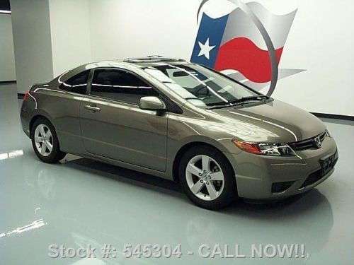 2006 HONDA CIVIC EX COUPE AUTOMATIC SUNROOF ALLOYS 101K TEXAS DIRECT AUTO, US $8,980.00, image 3