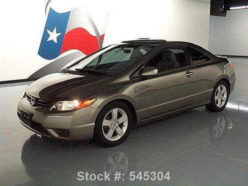 2006 HONDA CIVIC EX COUPE AUTOMATIC SUNROOF ALLOYS 101K TEXAS DIRECT AUTO, US $8,980.00, image 24