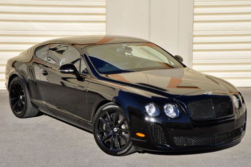 2010 bentley gt supersport! rare 4-place seating! $280415 msrp! fresh service!