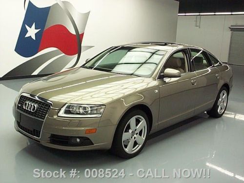 2008 audi a6 3.2 sedan s-line leather sunroof nav 58k texas direct auto