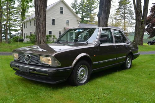 1985 alfa romeo alfa 6 sei turbo diesel