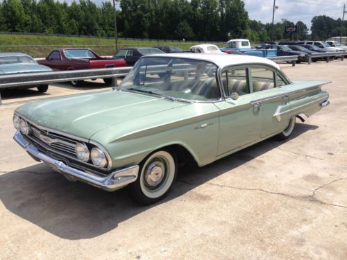 No reserve auction = 1960 chevy bel-air 6-cyl.  auto.  runs &amp; drives great