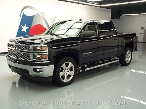 2014 chevy silverado lt crew leather nav 20&#039;s 391 miles texas direct auto