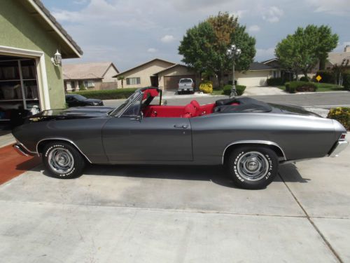 1968 chevrolet chevelle malibu convertible 2-door 454 big block