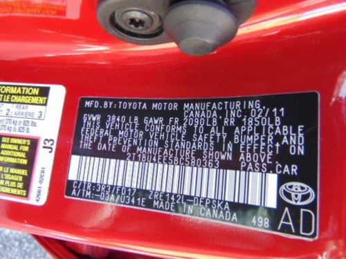 *MEGA DEAL* 2011 TOYOTA COROLLA "S" SPORT EDITION - IMMACULATE - ACCIDENT FREE, US $9,990.00, image 36