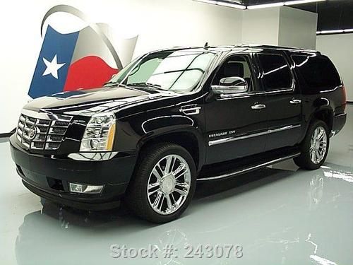 2011 cadillac escalade esv nav rear cam dual dvd 29k mi texas direct auto