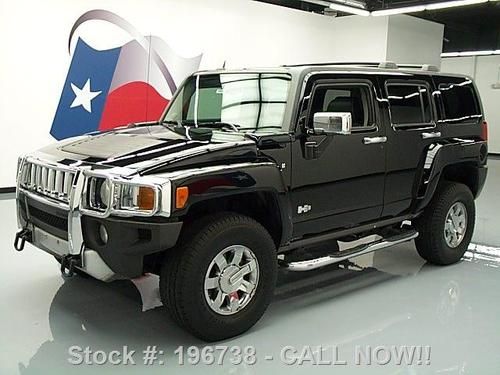 2008 hummer h3 lux 4x4 auto htd leather sunroof 66k mi texas direct auto